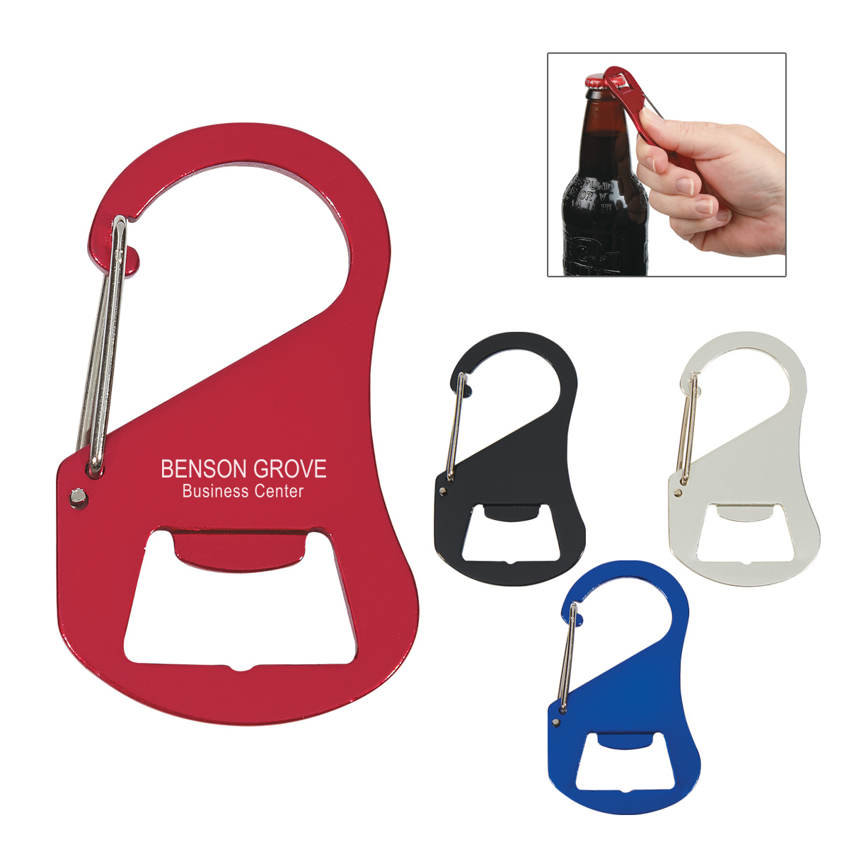 Carry-On Carabiner Bottle Opener