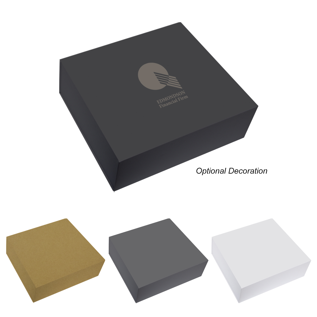 12\" W x 10 ½\" Magnetic Closure Gift Box