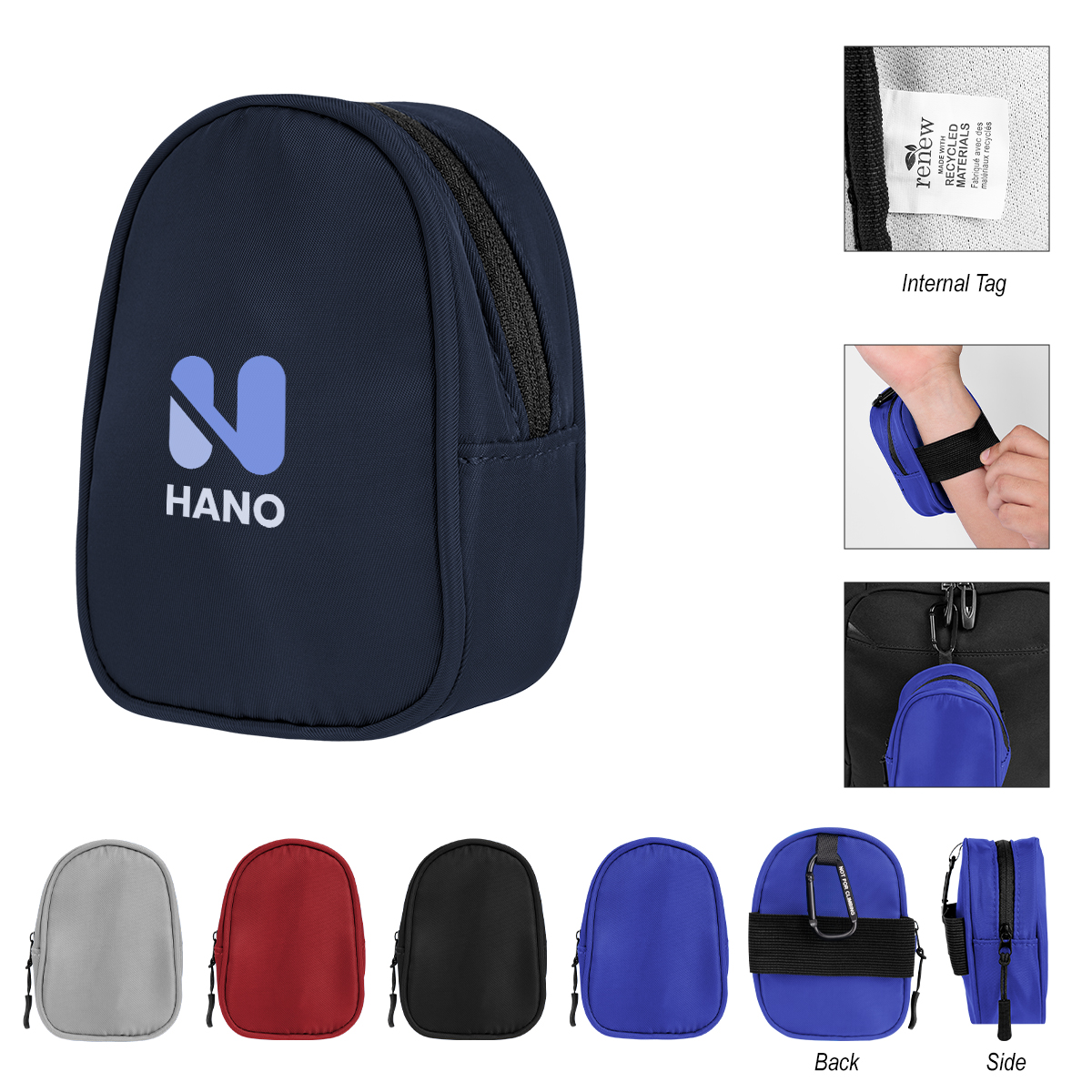 Anywhere rPET Pouch With Carabiner