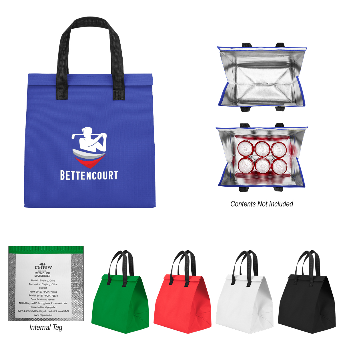Corbin Recycled Non-Woven 10 Can Cooler Bag