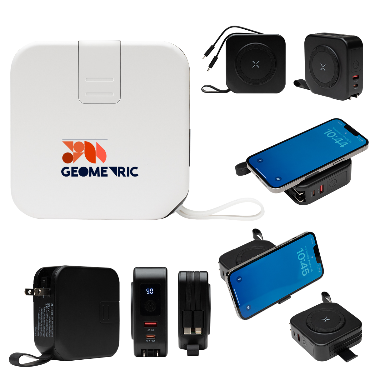 10,000 mAh 5-In-1 Universal Charger & Power Bank
