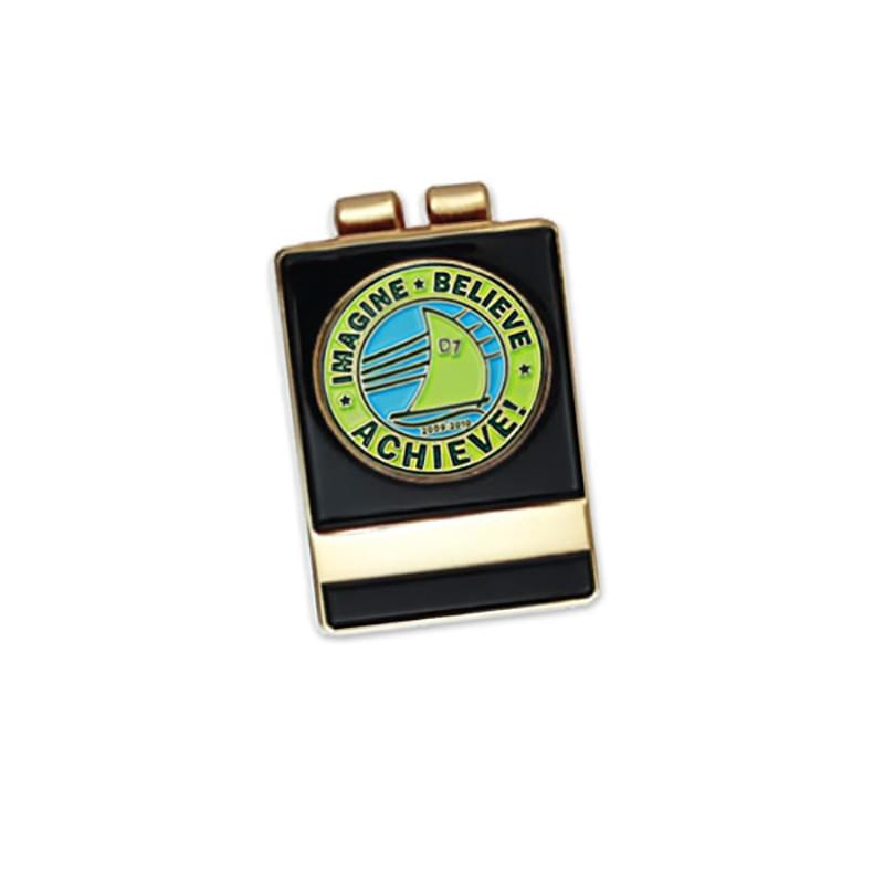 Money Clip with Soft Enamel Ball Marker