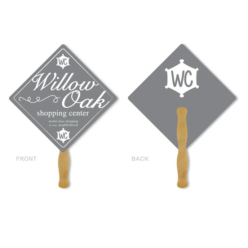 Deluxe Hand Fan - Diamond