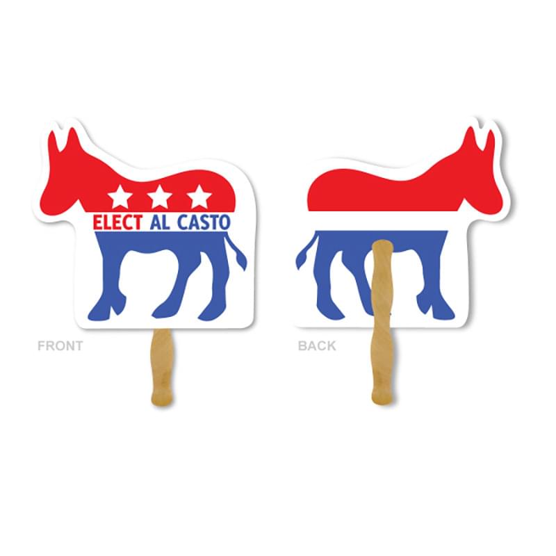 Deluxe Hand Fan - Donkey