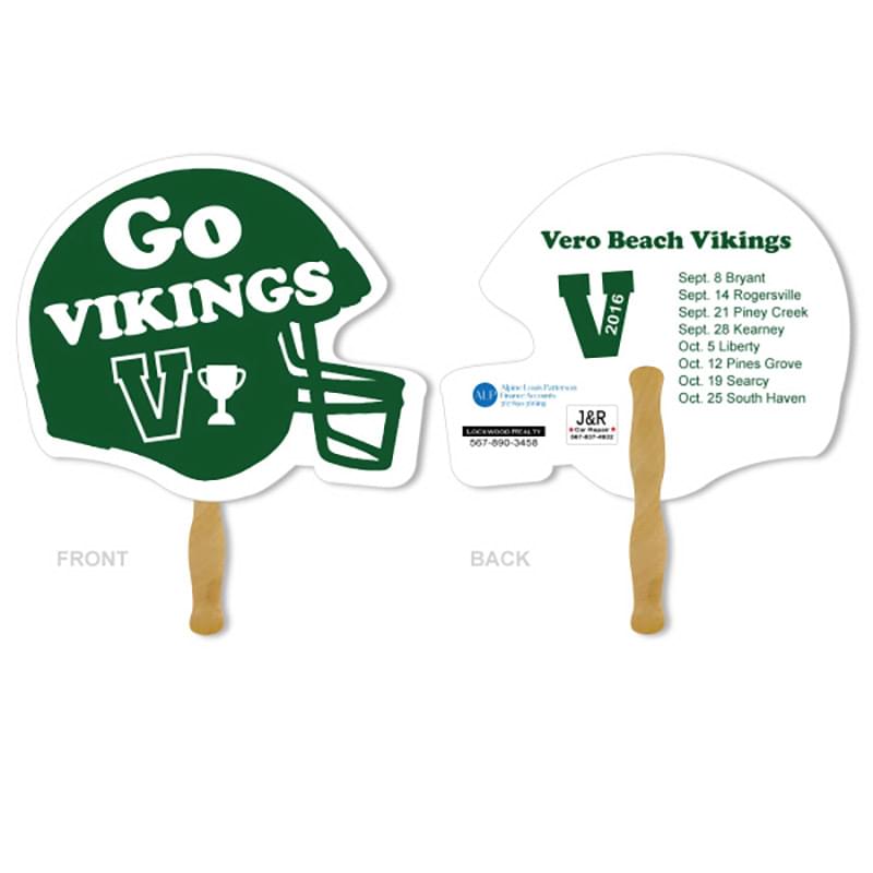 Deluxe Hand Fan - Helmet
