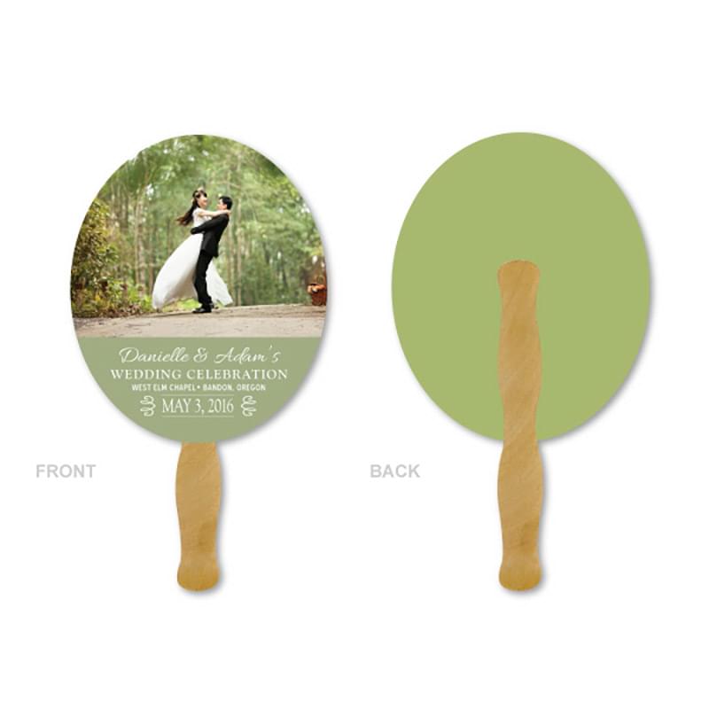 Deluxe Hand Fan- Oval