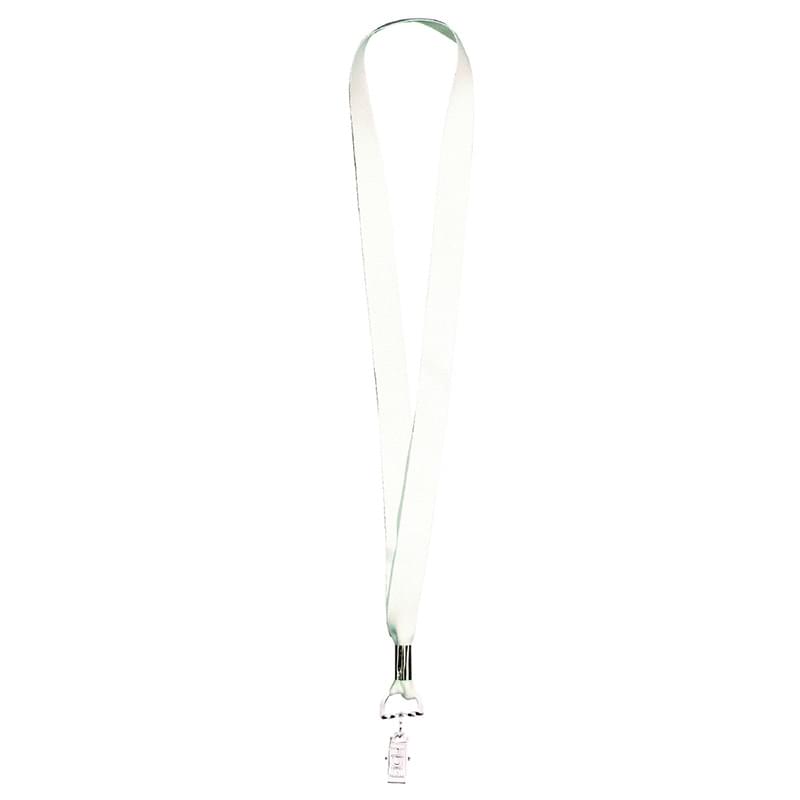 White Lanyard with Full Color Imprint