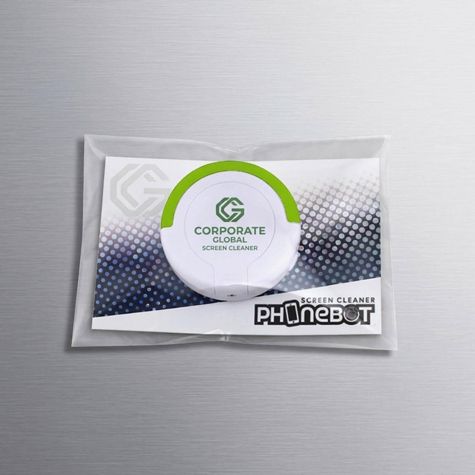 PhoneBot with marketing card packaging