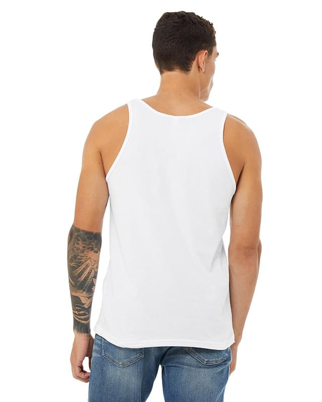 Bella Canvas Unisex Jersey Tank - White - Full Color Imprint