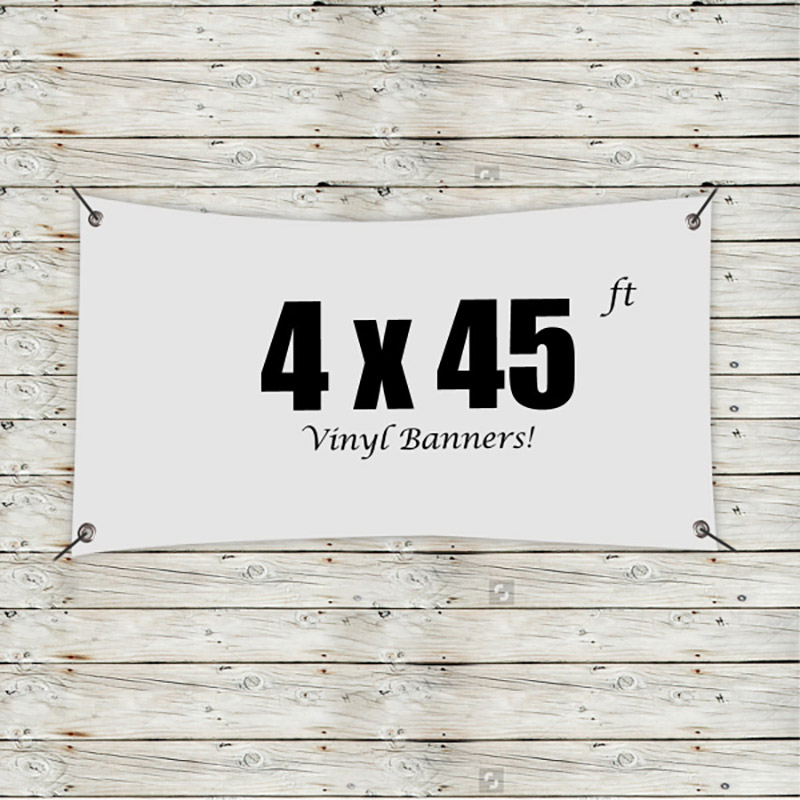 Custom 4' x 45' Vinyl Banners