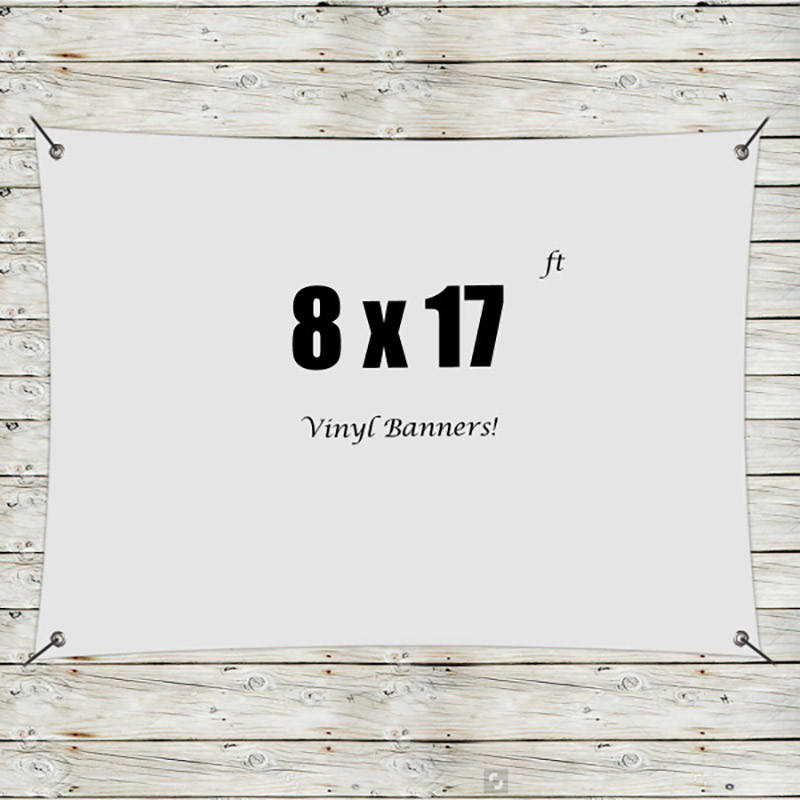 Custom 8' x 17' Vinyl Banners