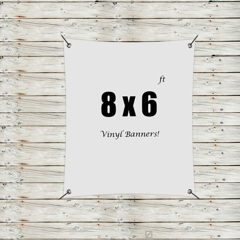 Custom 8' x 6' Vinyl Banners