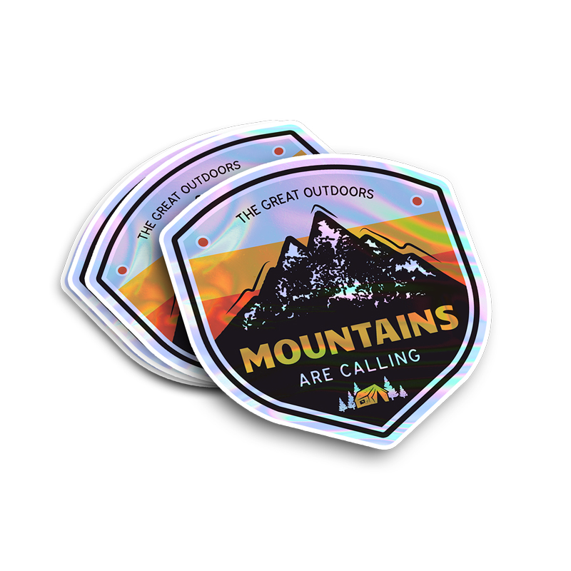 Custom Holographic Stickers - 2 in x 2 in