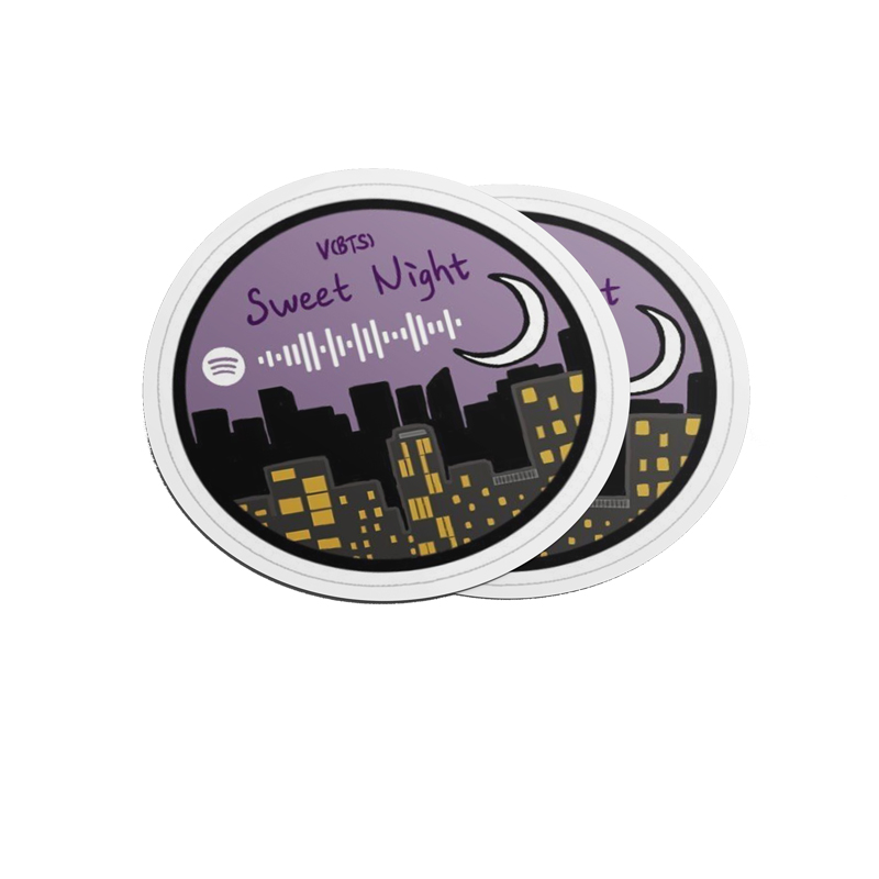 Custom Kiss-Cut Sticker Clear - 2 in x 2 in