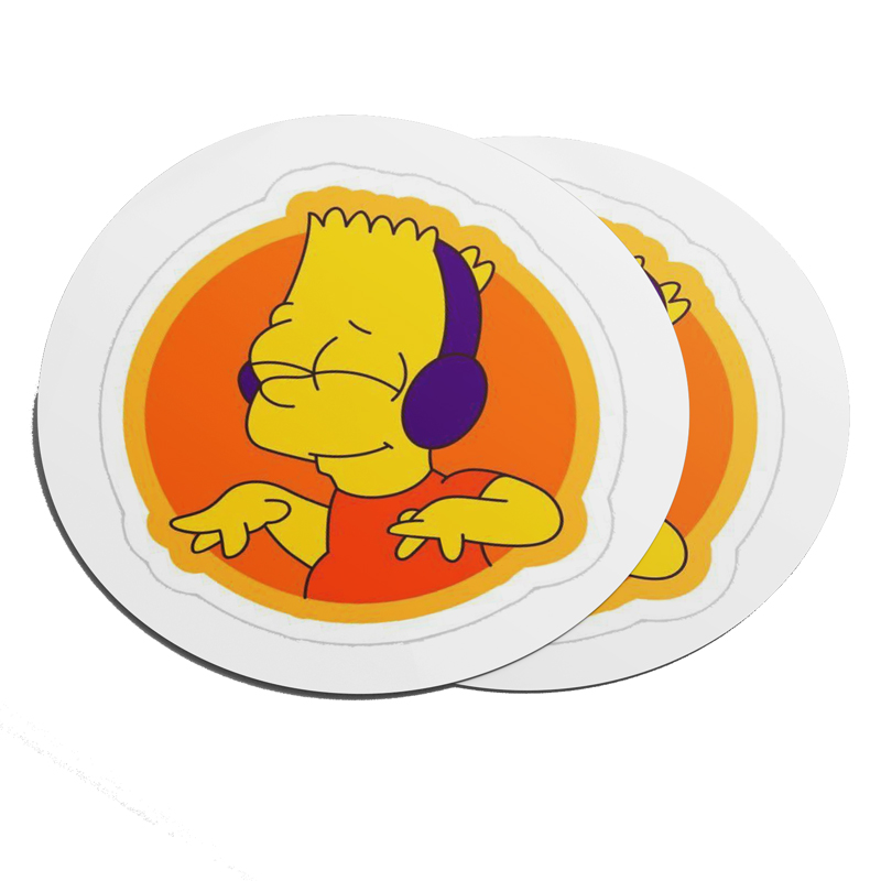 Custom Kiss-Cut Sticker Clear - 4 in x 4 in
