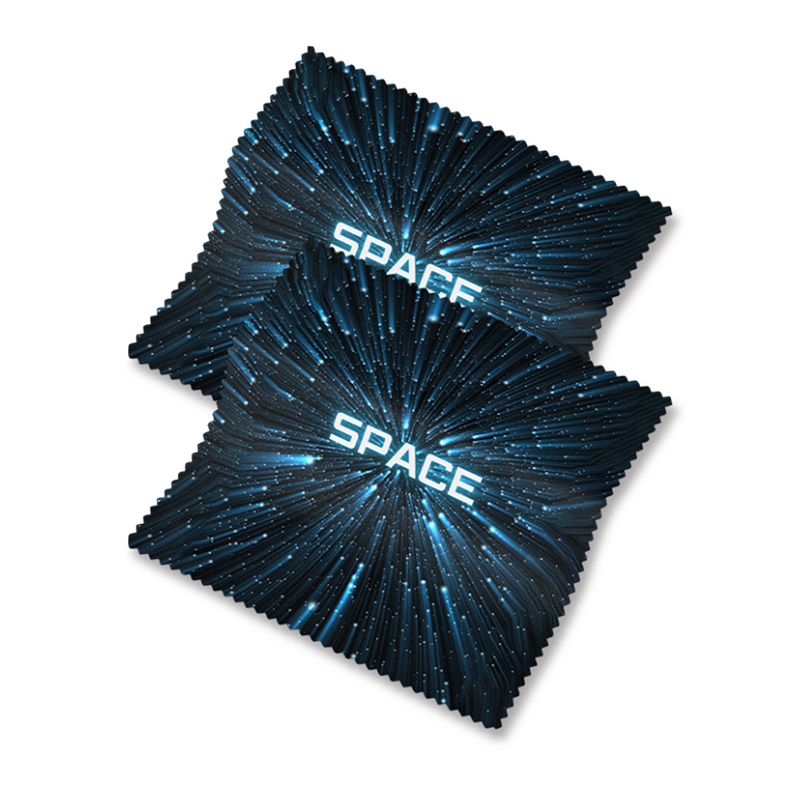 10 in x 10 in Custom Full Color Microfiber Cleaning Cloth