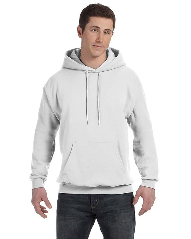 Hanes P170 - White Hoodie - Full-Color Imprint