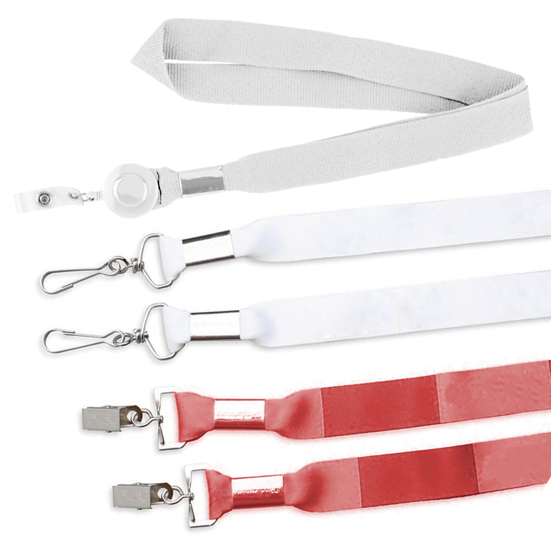 1” Dye Sublimated Double Ended Lanyards
