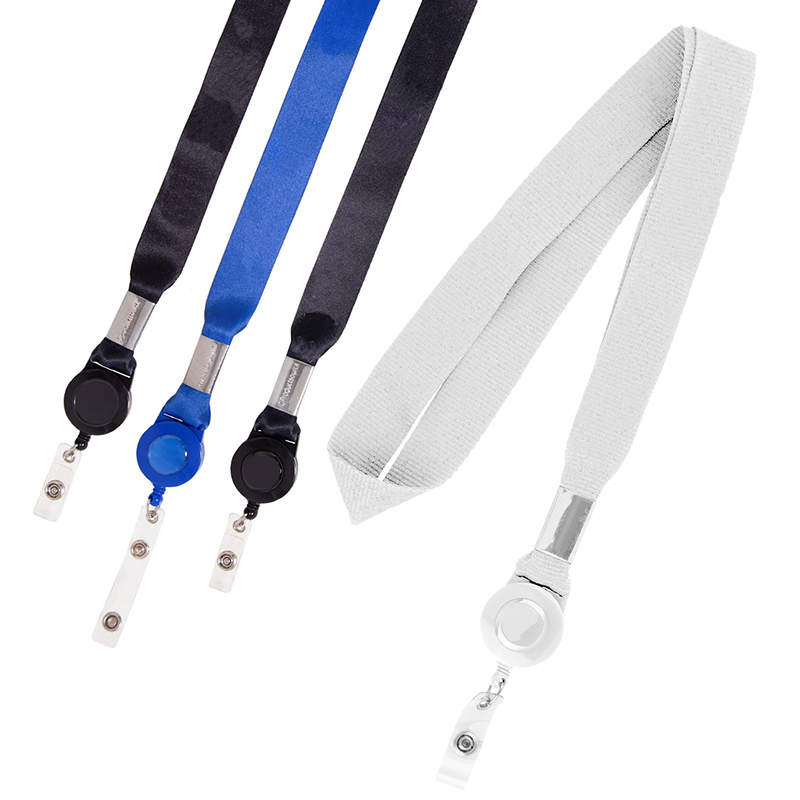 1” Dye Sublimated Lanyard Badge Reel Combo