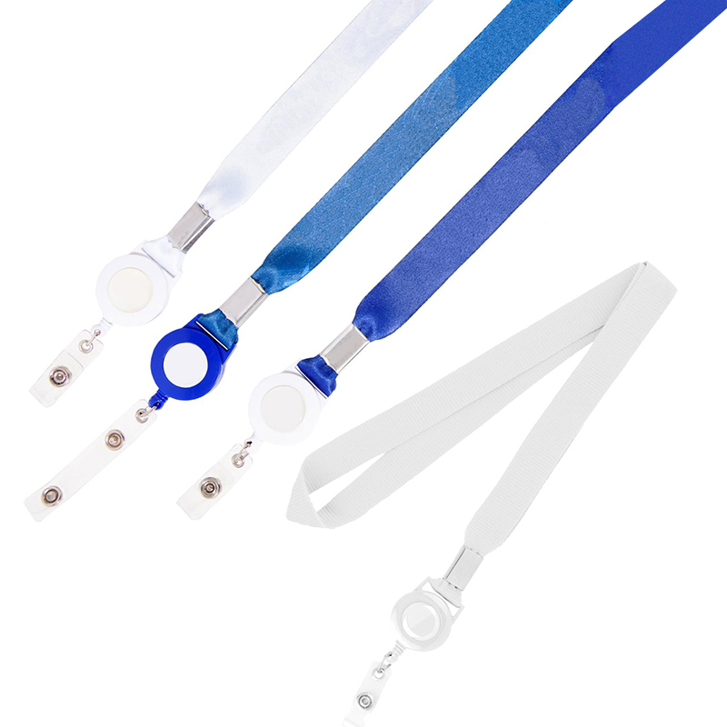 3/4” Dye Sublimated Lanyard Badge Reel Combo