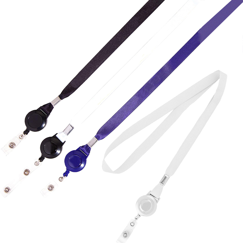 5/8” Dye Sublimated Lanyard Badge Reel Combo