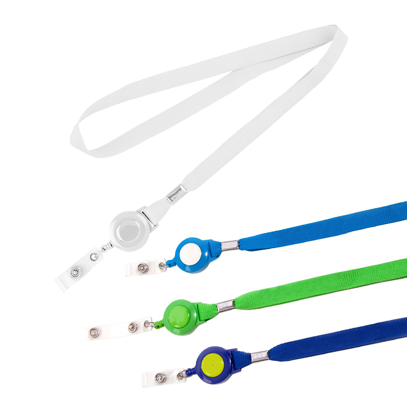 5/8” Silk Screen Lanyard/Badge Reel Combo