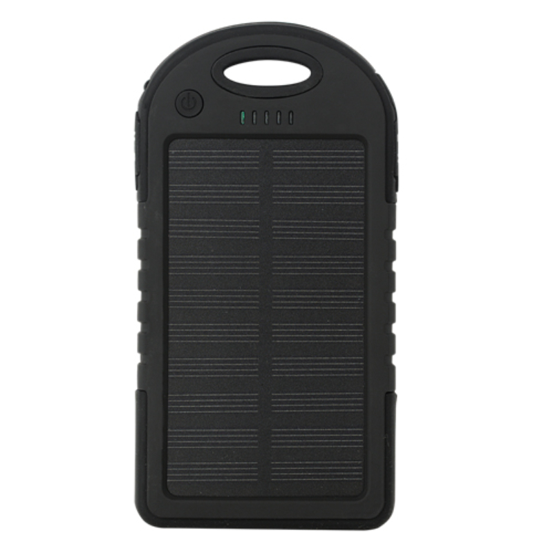 4000 mAh Solar Power Bank With Carabiner