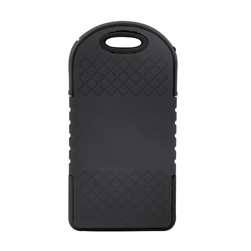4000 mAh Solar Power Bank With Carabiner