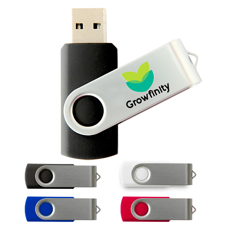 Rush Swivel USB Flash Drive 2GB