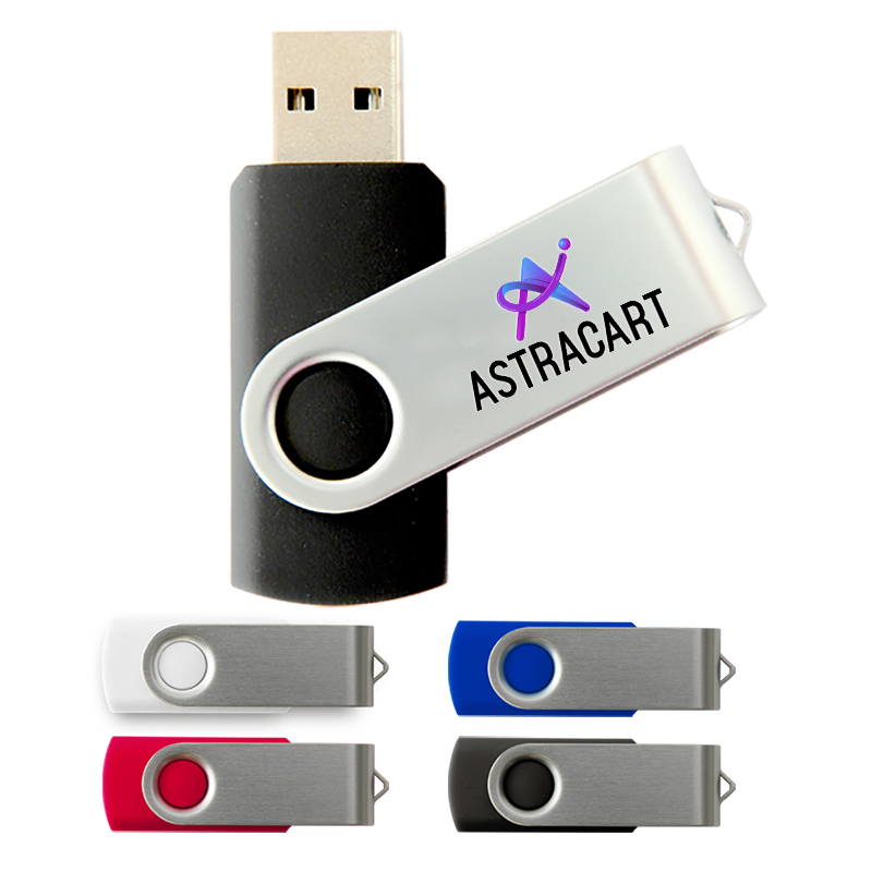 Rush Swivel USB Flash Drive 4GB