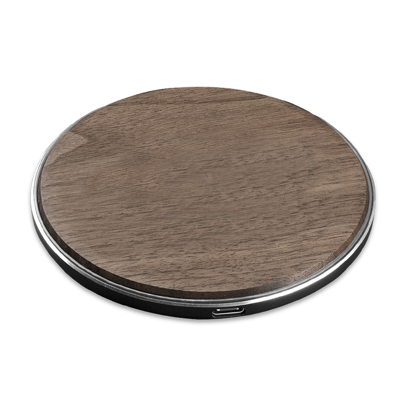 Walnut 15W Qi Wireless Charger