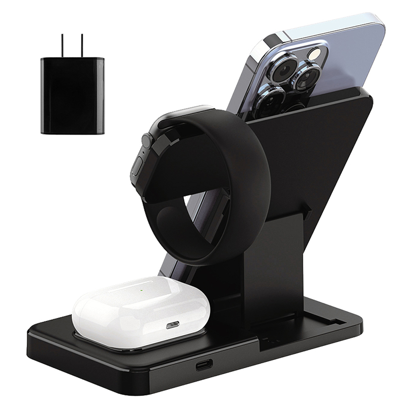 Multiuse 3-in-1 Wireless Charger & Stand
