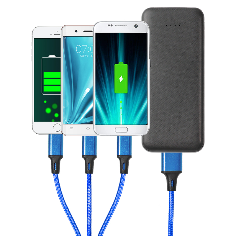 Taft Avenue 3 in 1 Nylon Braided Charging Cable
