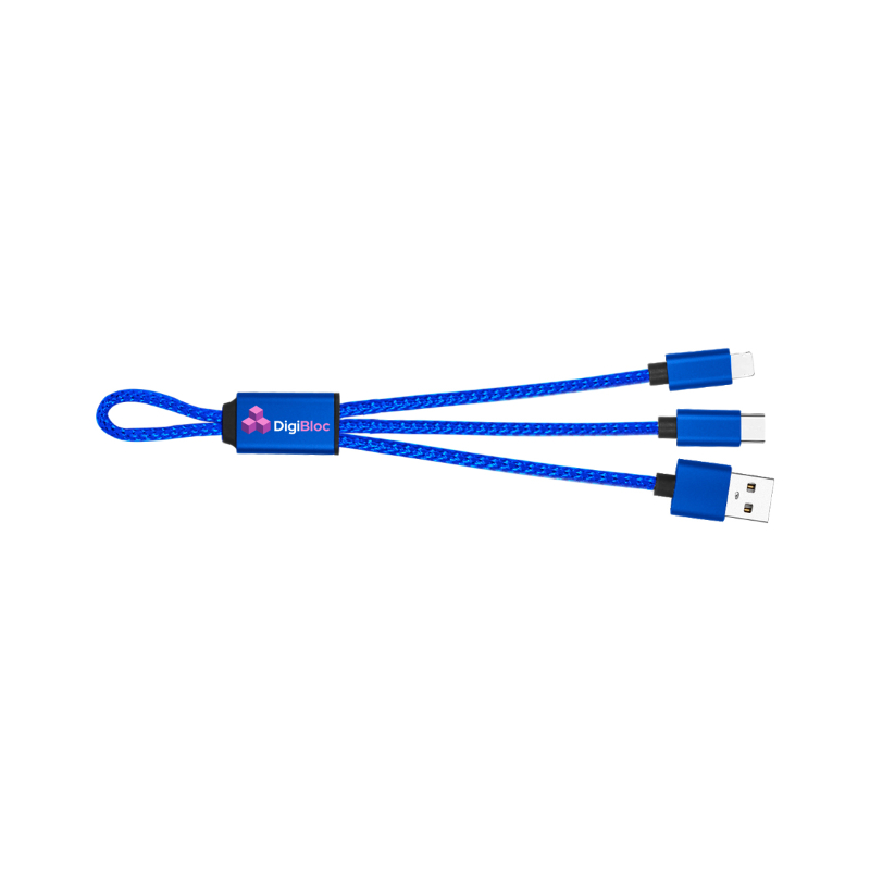 Harbor Charging Cables with Type C, iOS and Micro USB