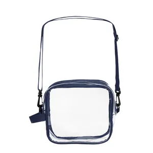 CLEAR WITH NAVY
