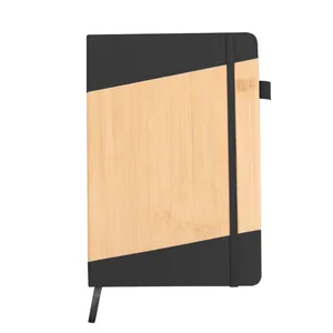 Bamboo-Look Journal with Strap Closure