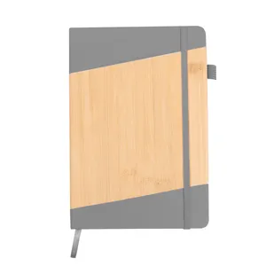 Bamboo-Look Journal with Strap Closure