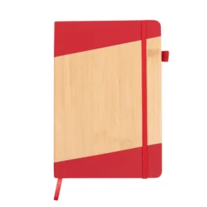 Bamboo-Look Journal with Strap Closure