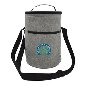 Gather Round Heathered Cooler Bag