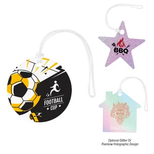 Acrylic Luggage Tag Custom Shapes 4\"