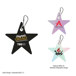 Acrylic Zipper Pull Star