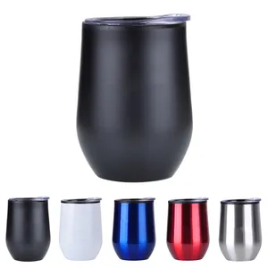 12 oz Stainless Steel Stemless Wine with Plastic lining