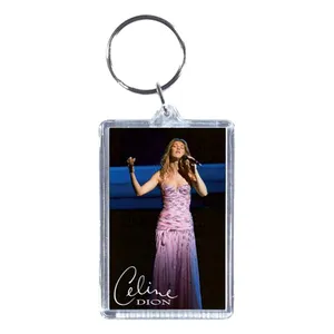 Full Color Rectangle Acrylic Keytag (1 7/8 inch x2 3/4 inch)