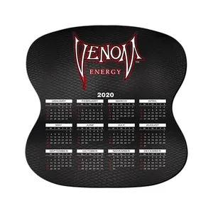 8 in x 8 in Hourglass Shape Calendar MousePad 1/8 in Foam Base