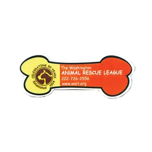 Dog Bone Stock Shape Vinyl Magnet - 20mil