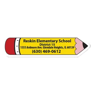 Pencil Shape Stock Vinyl Magnet - 30mil