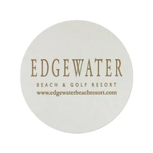 Pulp Coaster - 4 inch Round 60pt Medium weight Pulp Board Coaster