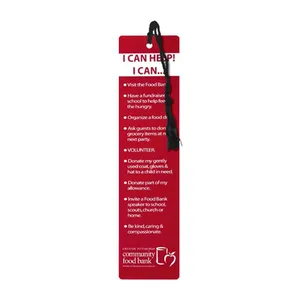 2 in x 8 in Custom Printed Bookmark