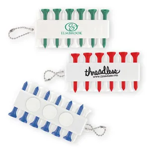 Golf Tee Holder Keychain
