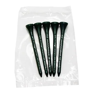 Golf Tee Poly Packet with 5 Tees